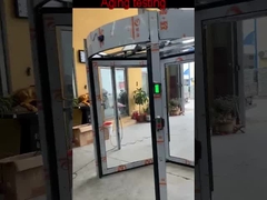 Porta girevole conveniente e automatica per un accesso sicuro e moderno all'edificio