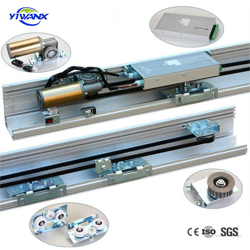 200 kg Max Load Sistema di funzionamento automatico delle porte scorrevoli con lega di alluminio 0,8 m/s Velocità di apertura