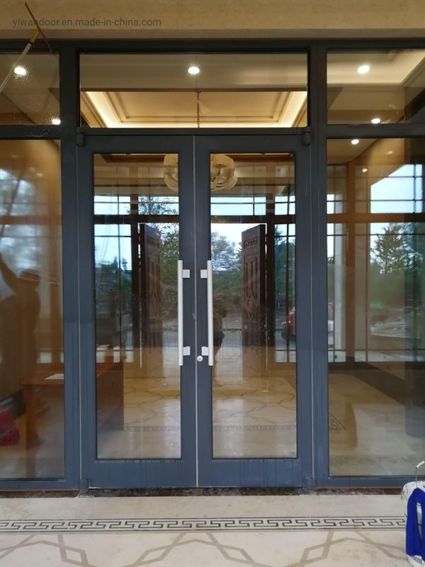 Acciaio inossidabile alluminio Esterno Doppio piano molla automatica porta oscillante 72x96 ODM