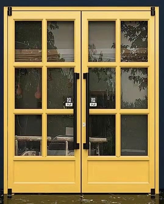 Prehang Upvc doppio vetro porte 64x80 esterno swing automatico porte kfc porta