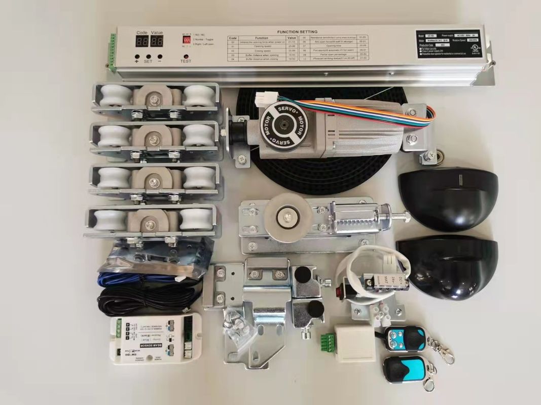 Sistema di tracciato di porta scorrevole di carica pesante, sistema automatico di porta scorrevole in vetro in alluminio (YW-195)