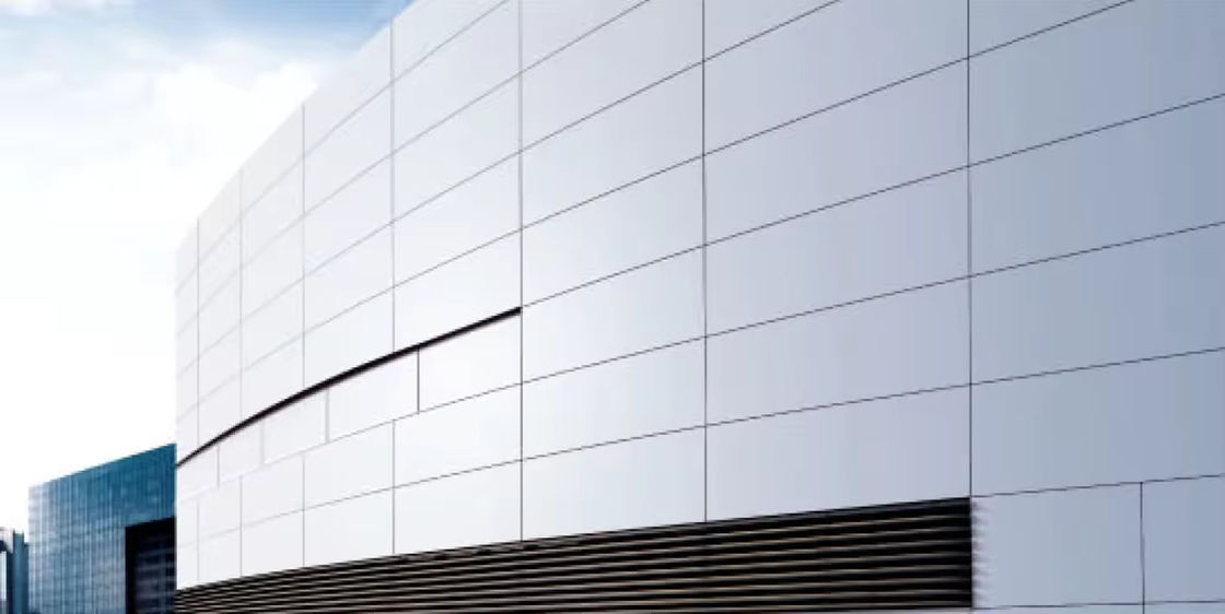 Esterno in rivestimento in alluminio bianco con isolamento termico K=2,0-3,0W/(m2·K)