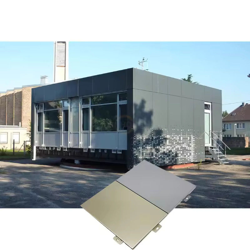 Parete tenda in rivestimento in alluminio con resistenza alla pressione del vento ≤ 2,5KN/m2 Performance di isolamento acustico ≥ 35dB Durata di vita ≥ 15