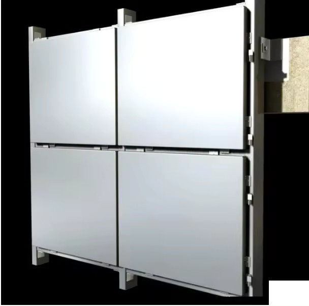 Parete tenda in rivestimento in alluminio con resistenza alla pressione del vento ≤ 2,5KN/m2 Performance di isolamento acustico ≥ 35dB Durata di vita ≥ 15