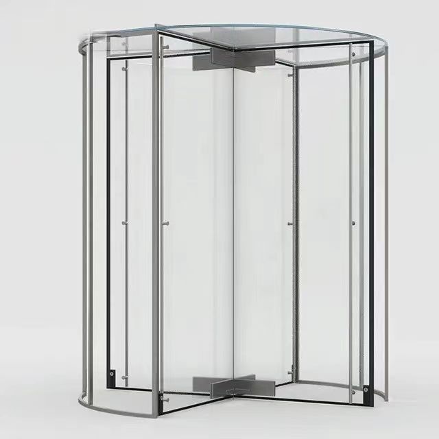 Elegante e pratica porta girevole automatica per edifici aziendali
