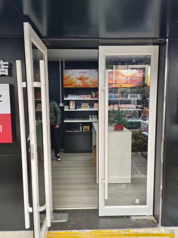Porta a doppio perno senza telaio 36 pollici porta oscillante automatica KFC Doors