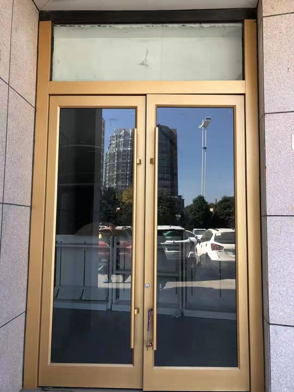 Porta a doppio perno senza telaio 36 pollici porta oscillante automatica KFC Doors