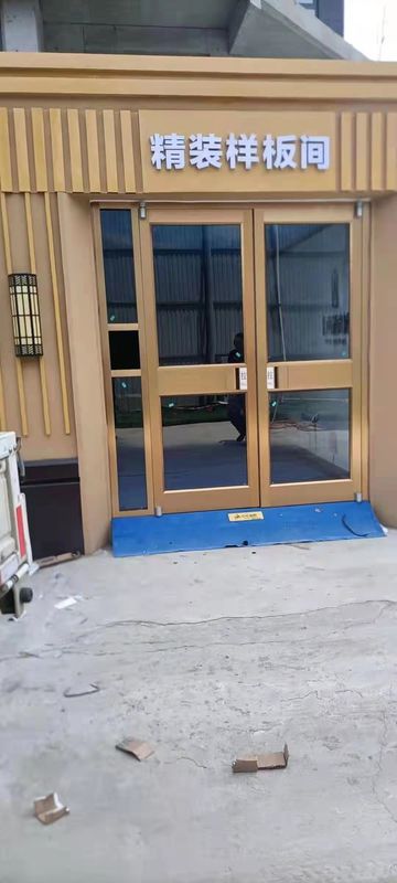 Porta a doppio perno senza telaio 36 pollici porta oscillante automatica KFC Doors
