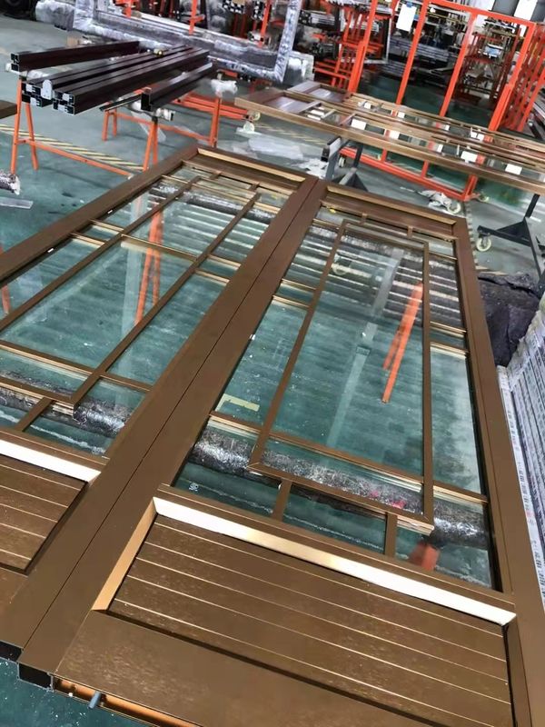Porta a doppio perno senza telaio 36 pollici porta oscillante automatica KFC Doors