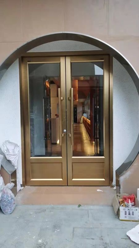 Porta a controllo remoto UPVC bianco 24 pollici porta a dondolo automatica porta KFC
