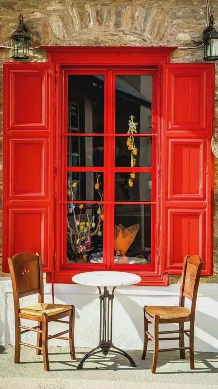 Modern Interior Decorative Balcony Shop Porta anteriore in alluminio