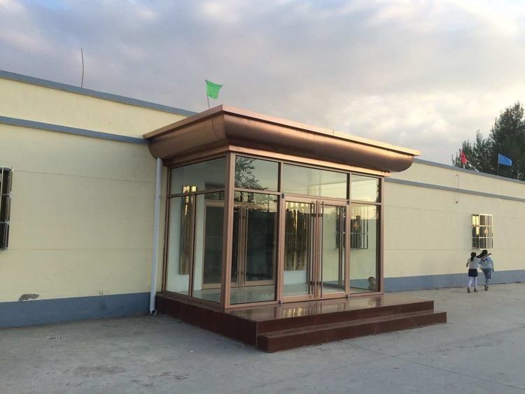 OEM UPVC inossidabile stell alluminio doppio swing porte kfc porta 1,2 mm di spessore