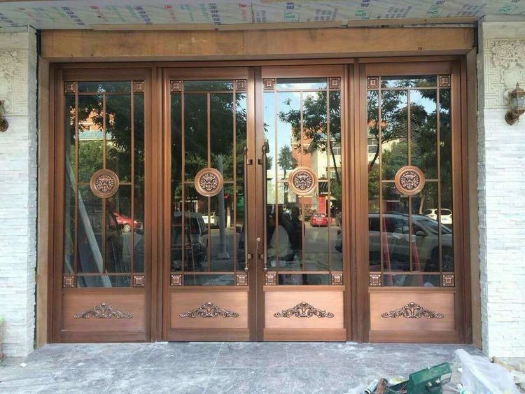 Custom Prehung Interior 60x80 Automatic swing Doors stile vittoriano porta kfc
