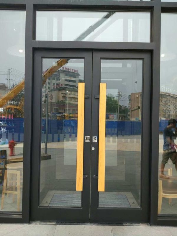 Acciaio inossidabile alluminio Esterno Doppio piano molla automatica porta oscillante 72x96 ODM