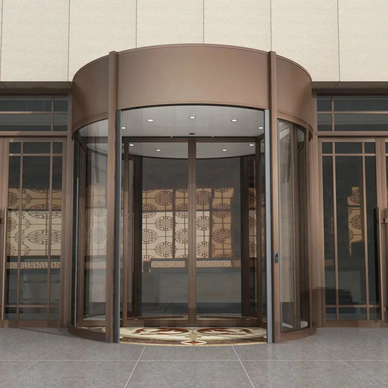 Porta girevole automatica versatile e sicura per alberghi case d'ospite edifici commerciali